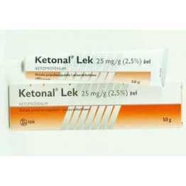 Кетонал (Ketonal) гель 2.5%, 50 грамм
