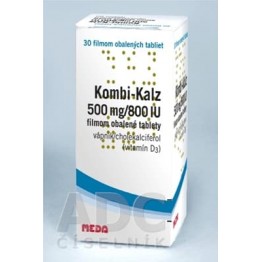Комби-Кальц (Kombi-Kalz) 500 мг/800 МЕ, 30 жевательных таблеток