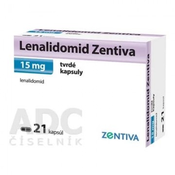 Леналидомид (Lenalidomid) Zentiva 15 мг, 21 капсула