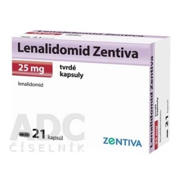 Леналидомид (Lenalidomid) Zentiva 25 мг, 21 капсула