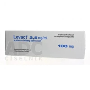 Левакт (Levact) 2.5 мг/мл 100 мг, 5 флаконів
