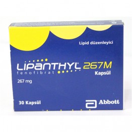 Липантил 267 M, 267 мг, 30 капсул