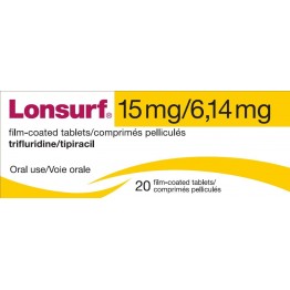 Лонсурф (Lonsurf) 15 мг/6.14 мг, 20 таблеток