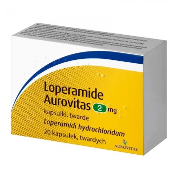Лоперамид (Loperamid) Aurovitas 2 мг, 30 таблеток