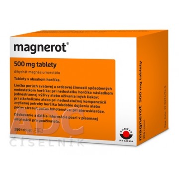 Магнерот (Magnerot) 500 мг, 200 таблеток