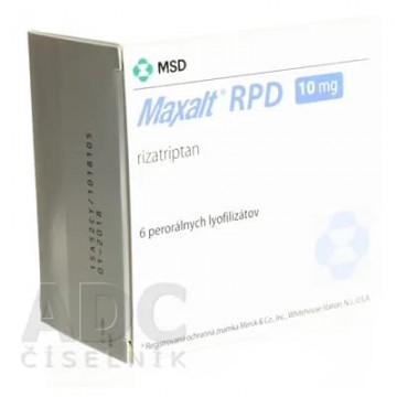 Максалт (Maxalt) RPD 10 мг, 6 шт. (Пероральный лиофилизат)