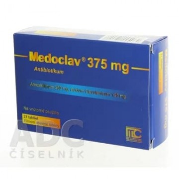 Медоклав (Medoclav) 250 мг+125 мг, 21 таблетка