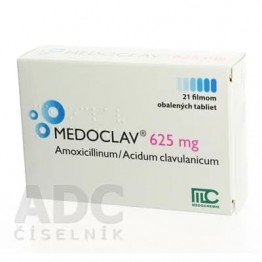Медоклав (Medoclav) 500 мг+125 мг, 21 таблетка