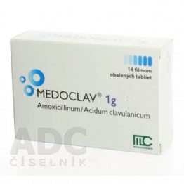 Медоклав (Medoclav) 875 мг+125 мг, 14 таблеток