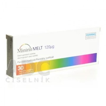 Минирин Мелт (Minirin Melt) 120 мкг, 30 таблеток-лиофилизат