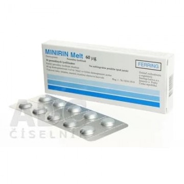 Минирин Мелт (Minirin Melt) 60 мкг, 30 таблеток-лиофилизат