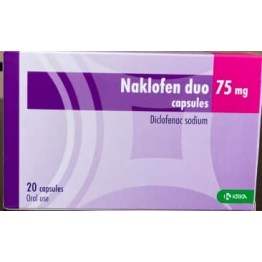 Наклофен ДУО (Naklofen Duo) 75 мг, 20 капсул