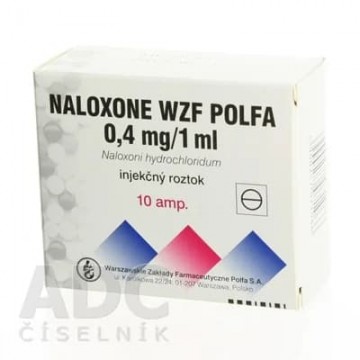 Налоксон (Naloxone) 400 мкг/1 мл, 10 ампул