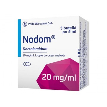 Нодом (Nodom) капли 20 мг/мл, 5 мл, 3 шт