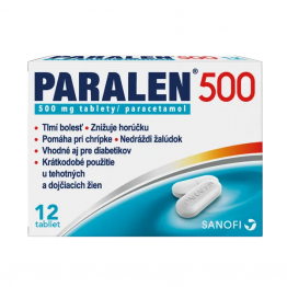 Парален (Paralen) 500 мг, 12 таблеток