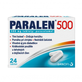Парален (Paralen) 500 мг, 24 таблетки