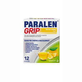 Парален Грип (Paralen Grip) напиток горячий лимонный, 12 пакетиков
