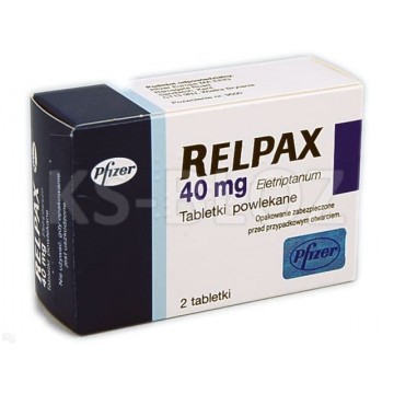 Релпакс (Relpax) 40 мг, 2 таблетки