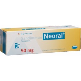 Сандиммун неорал (Sandimmun-neoral) 50 мг, 50 капсул