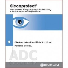 Сикапротект (Siccaprotect) капли глазные 10 мл, 3 шт