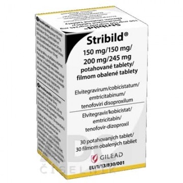 Стрибилд (Stribild) 150 мг/150 мг/200 мг/245 мг, 30 таблеток
