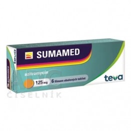 Сумамед (Sumamed) 125 мг, 6 таблеток