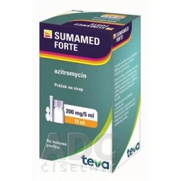 Сумамед Форте (Sumamed Forte) суспензия 200 мг/5 мл, 15 мл