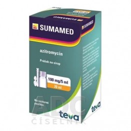 Сумамед (Sumamed) суспензия 100 мг/5 мл, 20 мл