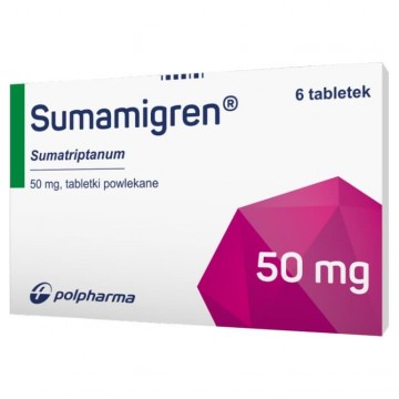 Сумамигрен (Sumamigren) 50 мг, 6 таблеток