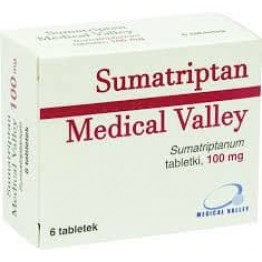 Суматриптан (Sumatriptan) Medical Valley 100 мг, 6 таблеток