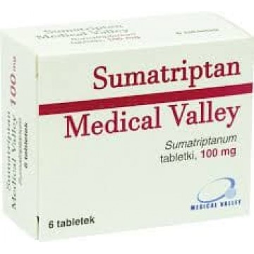 Суматриптан (Sumatriptan) Medical Valley 100 мг, 6 таблеток