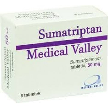 Суматриптан (Sumatriptan) Medical Valley 50 мг, 6 таблеток