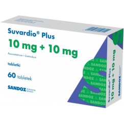 Сувардио Плюс (Suvardio Plus) 10 мг+10 мг, 60 таблеток