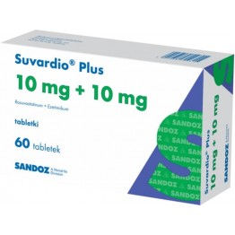 Сувардио Плюс (Suvardio Plus) 10 мг+10 мг, 60 таблеток