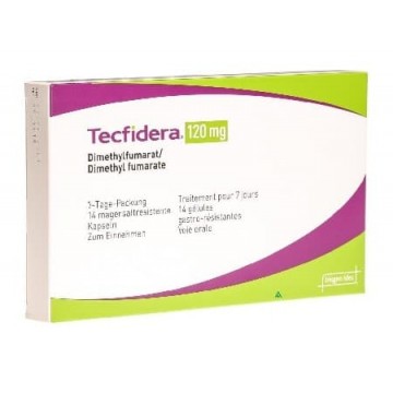 Текфидера (Tecfidera) 120 мг, 14 капсул