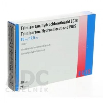 Телмисартан Н (Telmisartan HCT) EGIS 80 мг/12.5 мг, 28 таблеток