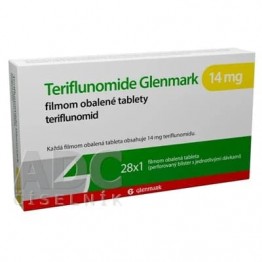 Терифлуномид (Teriflunomide) Glenmark 14 мг, 28 таблеток