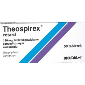 Теоспирекс Ретард (Theospirex Retard) 150 мг, 50 таблеток