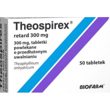 Теоспирекс Ретард (Theospirex Retard) 300 мг, 50 таблеток