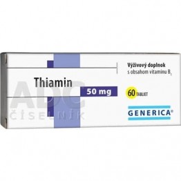 Тиамин (Thiamin) Generica 50 мг, 60 таблеток