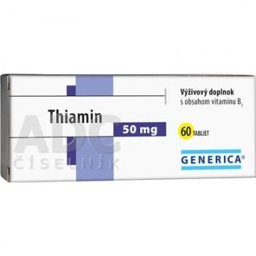 Тиамин (Thiamin) Generica 50 мг, 60 таблеток