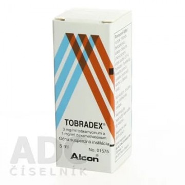 Тобрадекс (Tobradex) капли глазные, 5 мл
