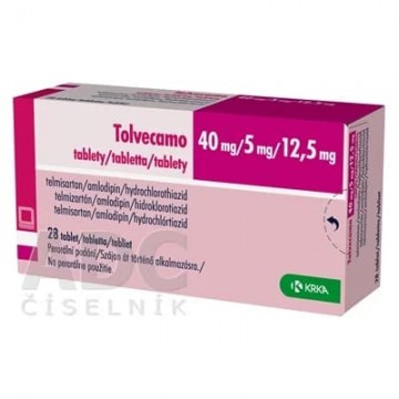 Толвекамо (Tolvecamo) 40 мг/5 мг/12.5 мг, 28 таблеток