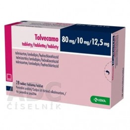 Толвекамо (Tolvecamo) 80 мг/10 мг/12.5 мг, 28 таблеток