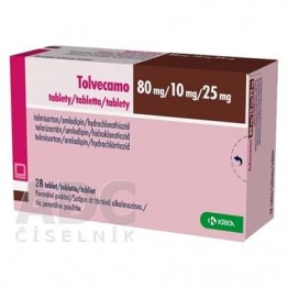 Толвекамо (Tolvecamo) 80 мг/10 мг/25 мг, 28 таблеток