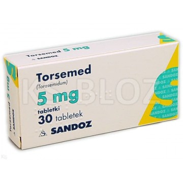 Торсемед (Torsemed) 5 мг, 30 таблеток