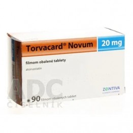 Торвакард (Torvacard) Novum 20 мг, 90 таблеток