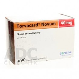 Торвакард (Torvacard) Novum 40 мг, 90 таблеток