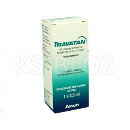 Траватан (Travatan) 40 мкг/мл, 2.5 мл