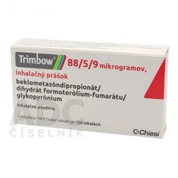 Тримбоу (Trimbow) 88/5/9 мкг/доза, 120 доз